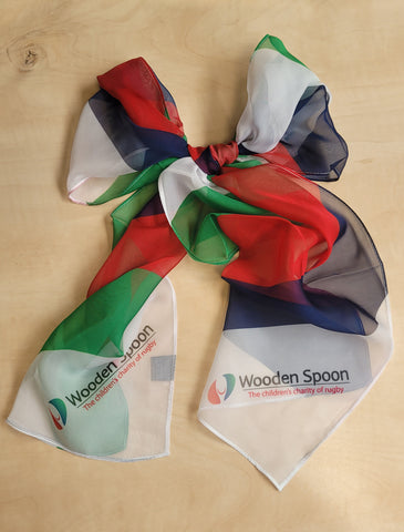 Wooden Spoon Chiffon scarf