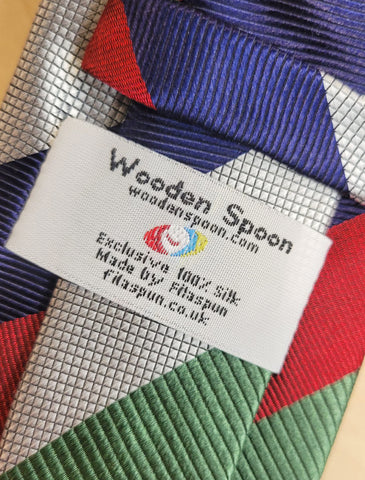 Wooden Spoon Silk Tie