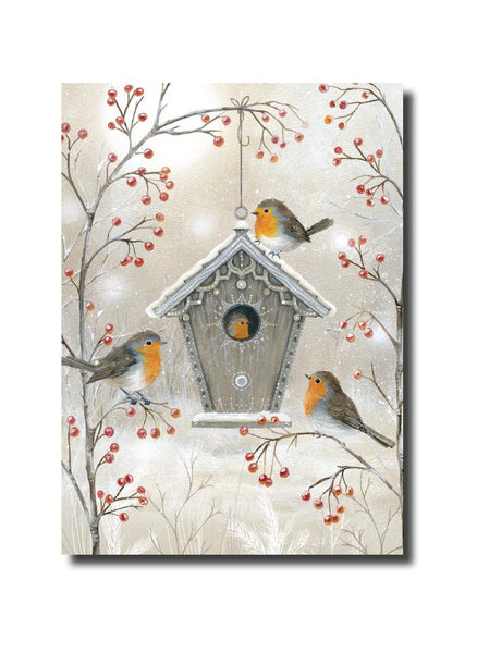 Christmas Cards - Robins